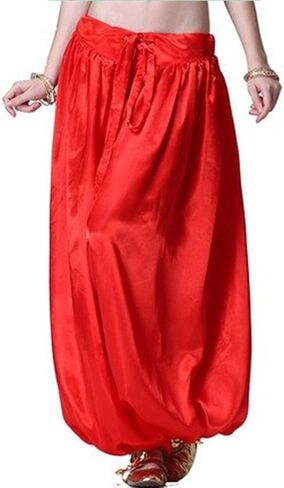 MUNAFIE Belly Dance Pants Carnival Satin Latern Pants Tribal Harem Pants in Saudi Arabia