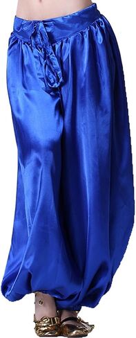 MUNAFIE Belly Dance Pants Carnival Satin Latern Pants Tribal Harem Pants in Saudi Arabia