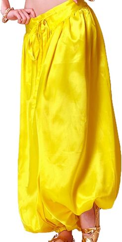 MUNAFIE Belly Dance Pants Carnival Satin Latern Pants Tribal Harem Pants in Saudi Arabia