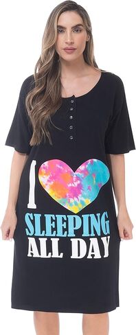 Just Love Short Sleeve Nightgown Sleep Dress for Women in Saudi Arabia