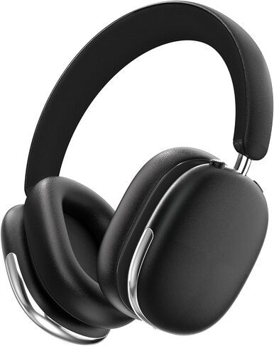 Bluetooth Active Noise Cancelling Headphones Over The Ear Wireless Overhead Headset ANC with Mic Hi-Res Audio Light Weight Comfort for PC Laptop Work Gym Travel Android iOS 120H Playtime in Saudi Arabia