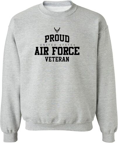 Zerogravitee Proud Air Force VETERAN Crewneck سويت شيرت in Saudi Arabia