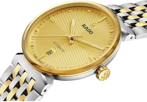 Rado - Florence Automatic - Unisex - Swiss Watch - Sapphire Crystal Dial - Stainless Steel Case - Automatic - PVD Yellow Gold - 39 mm in Saudi Arabia