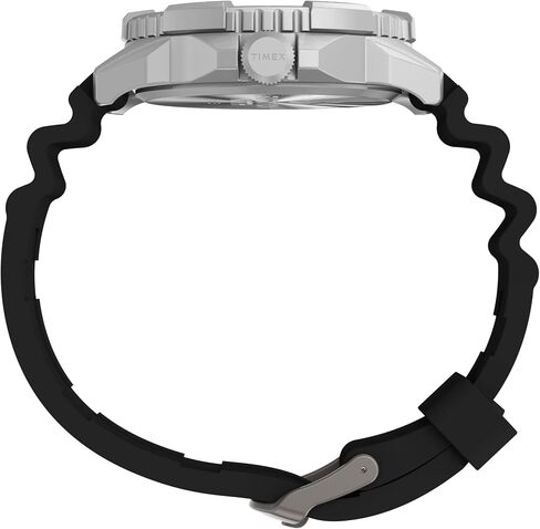 Timex Men's Expedition North Ridge 42mm Watch - Black Strap Green Dial Silver-Tone Case in Saudi Arabia