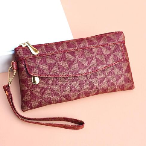 Women's Wallet Zipper Pocket Wallets with Wrist Strap, Credit Card Purse for Women and Men in Saudi Arabia