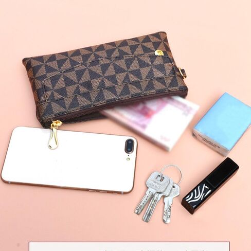 Women's Wallet Zipper Pocket Wallets with Wrist Strap, Credit Card Purse for Women and Men in Saudi Arabia