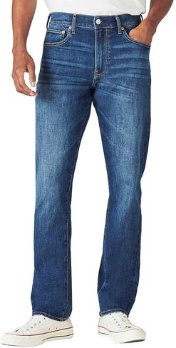 Lucky Brand 410 Athletic Straight Fit Jean Stretch Denim (US, Waist Inseam, 40, 32, Regular, Regular, Blue) in Saudi Arabia