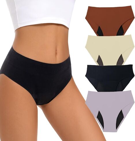 Jointown Incontinence Underwear for Women Washable High Absorbent Period Underwear Reusable Leakproof Panties for Bladder Leak in Saudi Arabia