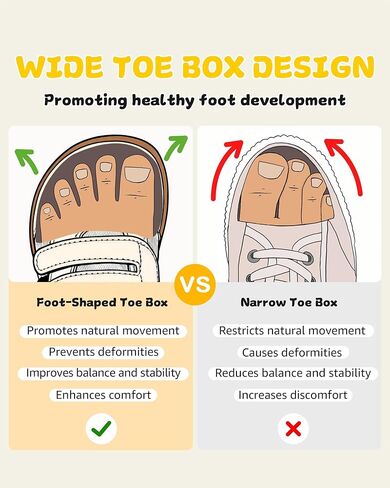 Toddler Wide Toe Box Barefoot Shoes for Boys & Girls Zero Drop Sneakers Little Kids Tennis Running Casual Shoes Baby First Walking Non-Slip Shoe Lightweight Comfort Outdoor Activities in Saudi Arabia