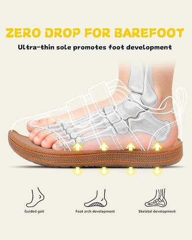 Toddler Wide Toe Box Barefoot Shoes for Boys & Girls Zero Drop Sneakers Little Kids Tennis Running Casual Shoes Baby First Walking Non-Slip Shoe Lightweight Comfort Outdoor Activities in Saudi Arabia