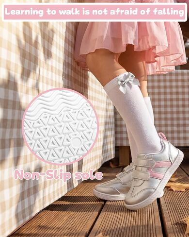 Toddler Wide Toe Box Barefoot Shoes for Boys & Girls Zero Drop Sneakers Little Kids Tennis Running Casual Shoes Baby First Walking Non-Slip Shoe Lightweight Comfort Outdoor Activities in Saudi Arabia