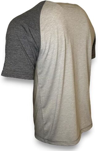 Men's Active Pickleball Raglan Tee | Dri Fit Athletic T Shirts |Two-Tone Shirt for Men in Saudi Arabia