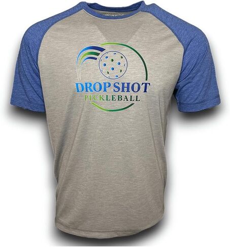 Men's Active Pickleball Raglan Tee | Dri Fit Athletic T Shirts |Two-Tone Shirt for Men in Saudi Arabia