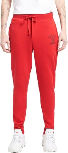 Polo Ralph Lauren Mens Fleece Joggers Brushed Red Tiger Sweatpants in Red (as1, alpha, l, regular, regular) in Saudi Arabia