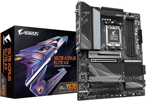 GIGABYTE X870I AORUS PRO ICE AMD AM5 LGA 1718 Motherboard, Mini-ITX, DDR5, 2X M.2, PCIe 5.0, USB-C, WIFI7, 2.5GbE LAN, EZ-Latch, 5-Year Warranty in Kuwait