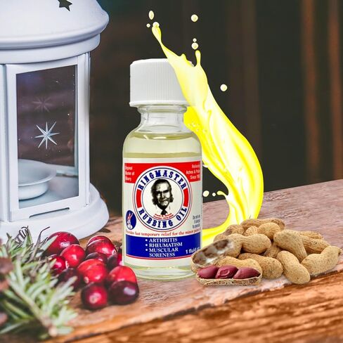 Ringmaster Rubbing Oil Pain Relief Since 1950 Made in USA for Arthritis, Rheumatism, Muscular Joint Soreness (1 oz) in Saudi Arabia