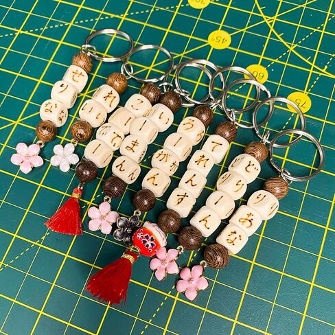 Japanese Gifts Japanese Keychain Handmade Custom Name in Japanese Writing Authentic Japanese Gifts for Women Men Anime Keychain Charm Cherry Blossom in Saudi Arabia