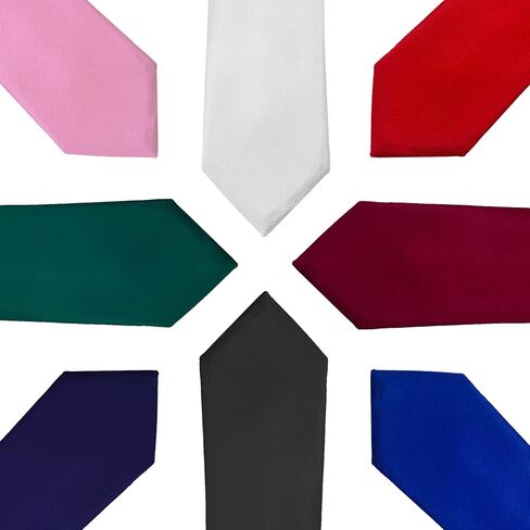 Men's Ties 3.15" Solid Tie Pure Color Classic Mens Necktie, Premium Formal Black Ties for Men in Saudi Arabia