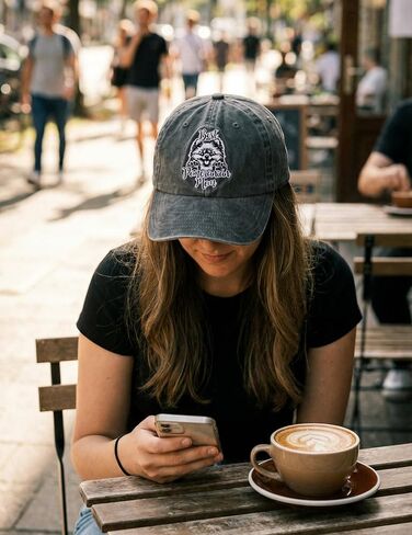 هدايا InnoBeta كلب صغير طويل الشعر للنساء، أفضل هدايا قبعة كلب صغير طويل الشعر للأم لعيد الميلاد، عيد ميلاد، قبعة بيسبول مطرزة قابلة للتعديل in Kuwait