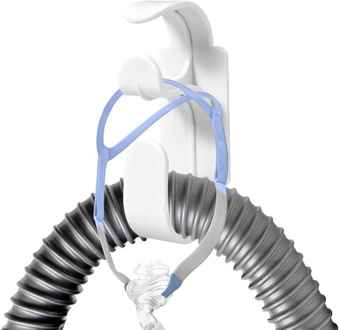 حامل خرطوم CPAP للسرير، تصميم مضاد للانزلاق ومضاد للفك، شماعة لاصقة خالية من التلف للأنبوب والقناع، تمنع التشابك والتسربات، مناسبة لجميع أجهزة CPAP، للاستخدام المنزلي والسفر (قطعة واحدة) in Kuwait