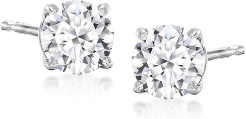 Ross-Simons 0.75 ct. t.w. Lab-Grown Diamond Stud Earrings in Sterling Silver in Saudi Arabia