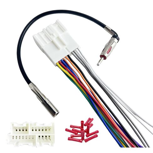 21Pin Car Radio Wiring Harness for Chevrolet 1995-2005 GMC 1995-2005 Aftermarket Radio Stereo Wire Cable for Astro Suburban Tahoe Sierra Car Stereo Wiring Harness Cable Install in Saudi Arabia