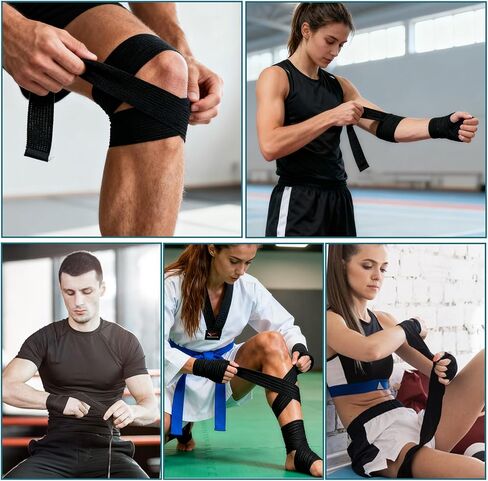 64 Pack 2" x 5 Yards Self Adhesive Bandage Wrap Black Athletic Tape Vet Wrap, Elastic Breathable Tattoo Grip Tape Wrap Flexible Self Cohesive Bandage Wrap for Wrist, Ankle, Fingers, Sports & Pets in Saudi Arabia