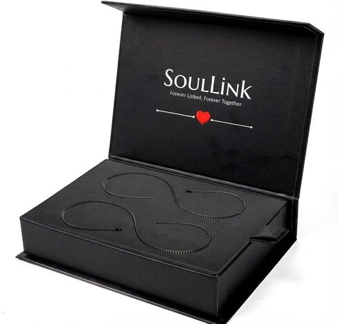SOULLINK DIY Permanent Bracelet Kit for Couples - Stainless Steel Matching Infinity Jewelry with Secure Locking Clasp - Romantic Date Night Activity, Anniversary & Valentine's Gift for Him and Her in Saudi Arabia