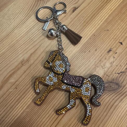 Popfizzy Rhinestone Keychains for Women and Girls, Bling Purse Charms, Birthday Gifts for Her, Backpack Key Chain, Bag Charms in Saudi Arabia
