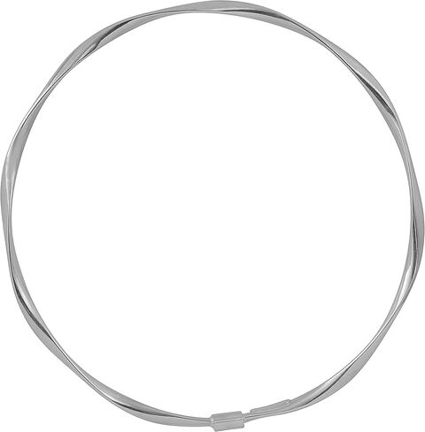 Kooljewelry 14k Gold 2.5 mm Polish Twist Slip-on Bangle Bracelet (yellow or white) in Saudi Arabia