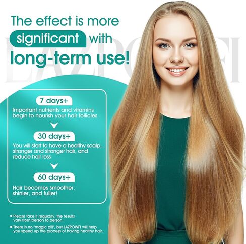 Hair Growth Products, Biotin 10000mcg, 30-in-1 with Vitamin A, B3, C, D, E, Calcium, Hair Growth Supplement, Supports Hair & Nails Natural Growth Vitamins, for Women & Men - 30 Servings in Saudi Arabia