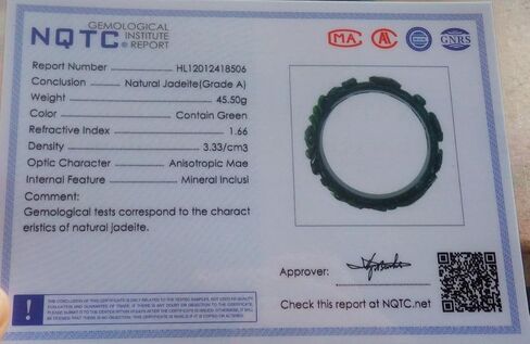 Certified Blue Green A JADE Jadeite Phoenix Bangle Bracelet 59mm 692228 AS in Saudi Arabia