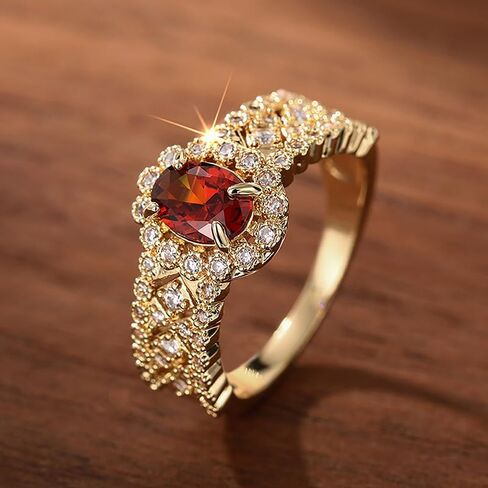 1pc Inlaid Zirconia Shiny Vintage Rings for Women Exquisite Light Luxury Rings Daily Life Dating Decor For Prom Party in Saudi Arabia