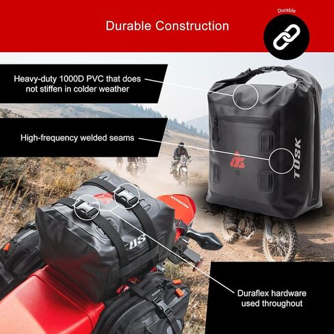 TUSK Dry Duffel Bag Small (22 Liters) Black in Saudi Arabia