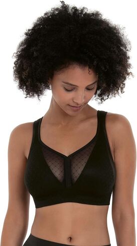 حمالة صدر Rosa Faia من Anita Eve Wireless Delta Pad (5211)، 36D، أسود in Saudi Arabia