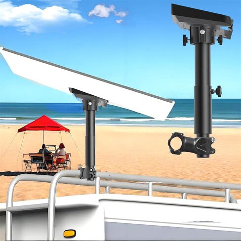 Starlink Gen 3 Wall & roof Mount Kit, 180° Adjustable Pole Mount for Starlink Gen 3, Thickened Pivot Roof Mount with Starlink Gen 3 Alloy Adapter（Iron Gray） in Kuwait