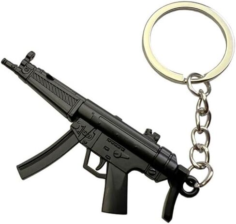 7cm 3D Mini MP5 رشاش نموذج سلسلة المفاتيح قلادة مجموعة in Kuwait