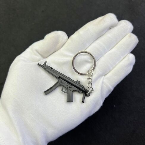 7cm 3D Mini MP5 رشاش نموذج سلسلة المفاتيح قلادة مجموعة in Kuwait