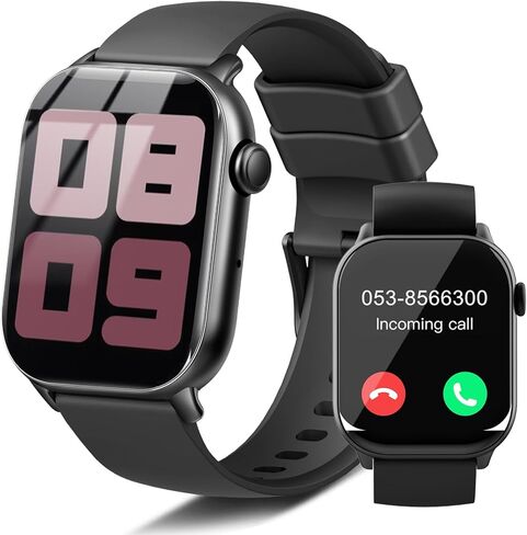Watch Smart for Women Men ، 2025 نشاط اللياقة مع معدل ضربات القلب/عداد الخطى/النوم/IP68 مقاوم للماء ، مكالمة Bluetooth والموسيقى لنظام Android IOS Blue in Kuwait