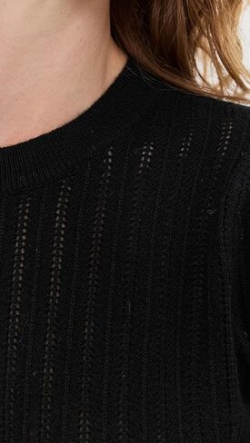 FRAME Women's The Ladder Cashmere Pointelle Sweater in Saudi Arabia