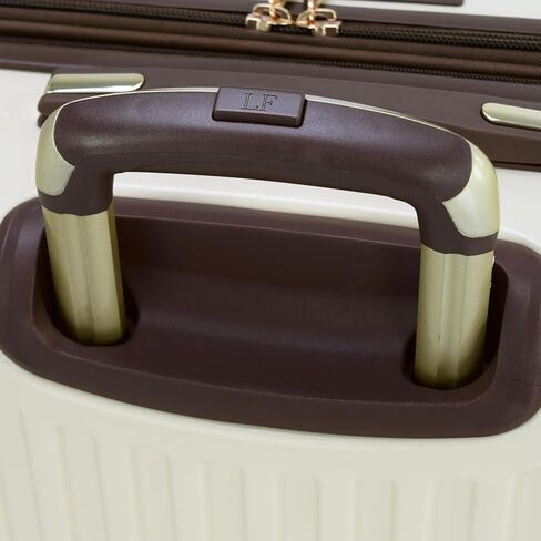 LONDON FOG Brentwood III 20" Expandable Spinner Carry-on, Creme in Saudi Arabia