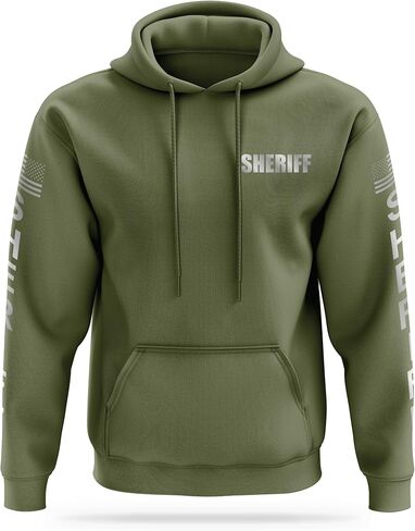 SHERIFF Reflective Utility Hoodie - High Visibility Safety Apparel - 100% Polyester for Odor Free Quick Dry Comfort. in Saudi Arabia