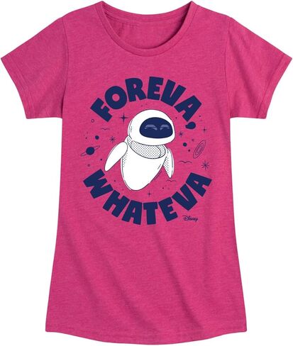 Disney Wall-E - Foreva Whateva Eve - Toddler & Youth Girls Short Sleeve Graphic T-Shirt in Saudi Arabia