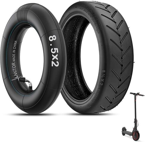 8.5 بوصة أنبوب إطار سكوتر ، 8 1/2 x2 عجلات بديل سكوتر كهربائي وأنبوب داخلي ، 50/75-6.1 متوافق مع Xiaomi Pro 2 M365 Pro 1S ، Scooter الكهربائي 8.5 بوصة إطارات غير طبيعية in Kuwait