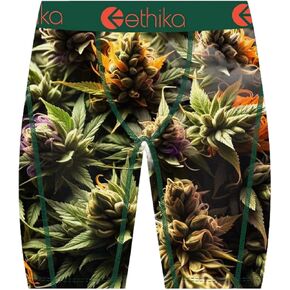 ملابس داخلية بوكسر للرجال من Ethika، طول الركبة، ملابس داخلية قابلة للتمدد في 4 اتجاهات مع مطبوعات جرافيك - Big Dope in Kuwait