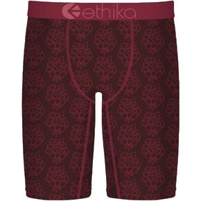 Ethika Men’s Boxer Brief, Knee Length, 4-Way Stretch Performance Underwear with Graphic Prints - Kensei in Saudi Arabia