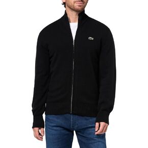 Lacoste Men's Carded Wool Zipped Sweater in Saudi Arabia