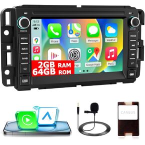 Android 13 [2g+64g] راديو سيارة لـ GMC Sierra Yukon Chevrolet Buick Chevy Silverado ، ستيريو شاشة تعمل باللمس 8 بوصة مع GPS SWC Wireless Apple Carplay Android Auto in Kuwait