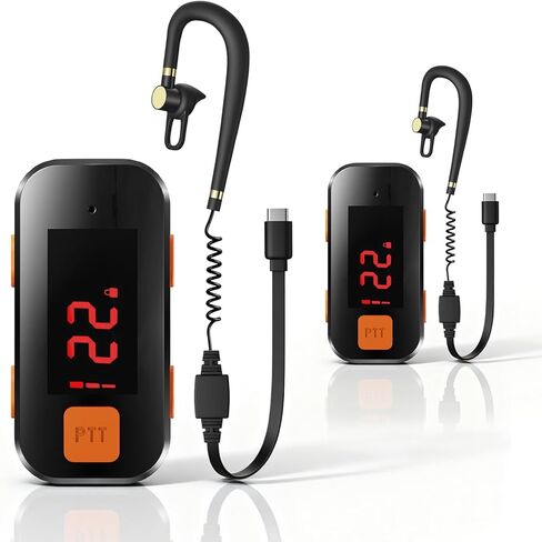 Super Mini Walkie Talkies Pro مع ترقية مقاومة للماء ، جهاز إرسال استقبال FM المحمولة من طراز Radio Portable ، Small Walkie Talkie في الهواء الطلق ، التزلج ، المشي لمسافات طويلة ، بيسبول ، مطعم ، أمان ، غولف ، يخت ، 2 عبوة in Saudi Arabia