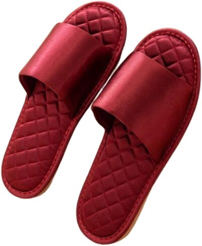 Premium Luxury Real Silk All Seasons Comfort Soft Sole Men's House Slippers Non Slip Indoor Soft Home Slip On Shoes in Saudi Arabia